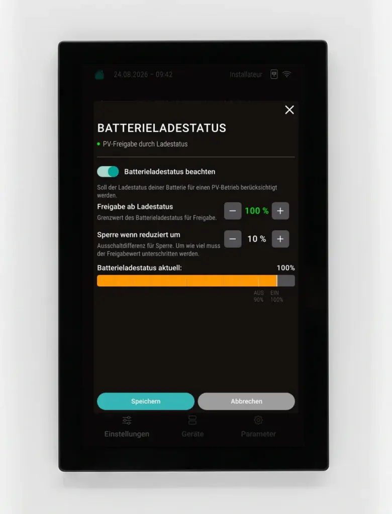 OVUM MIRA: Photovoltaik und Batterie
